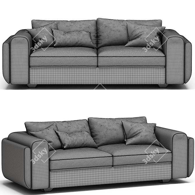 EILEEN SOFA: Modern 3D Model 3D model image 6