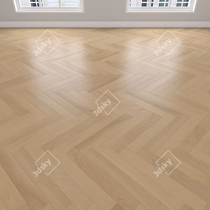 Oak Parquet Variety Pack 3D model image 3