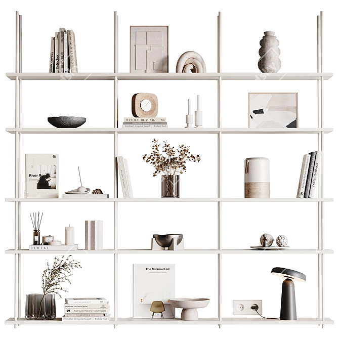 Versatile Rack Set for 3Ds Max 3D model image 1