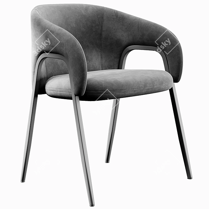 Contemporary Bonaldo Alley Chair 3D model image 2