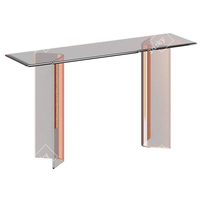 Elegant Arte Veneziana Paganelo Console 3D model image 2