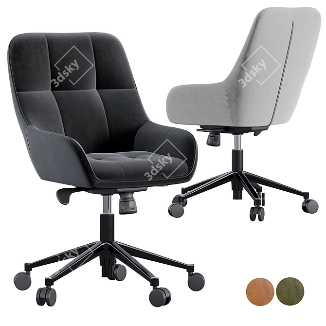 Dahmen Office Chair Model 3D model image 1