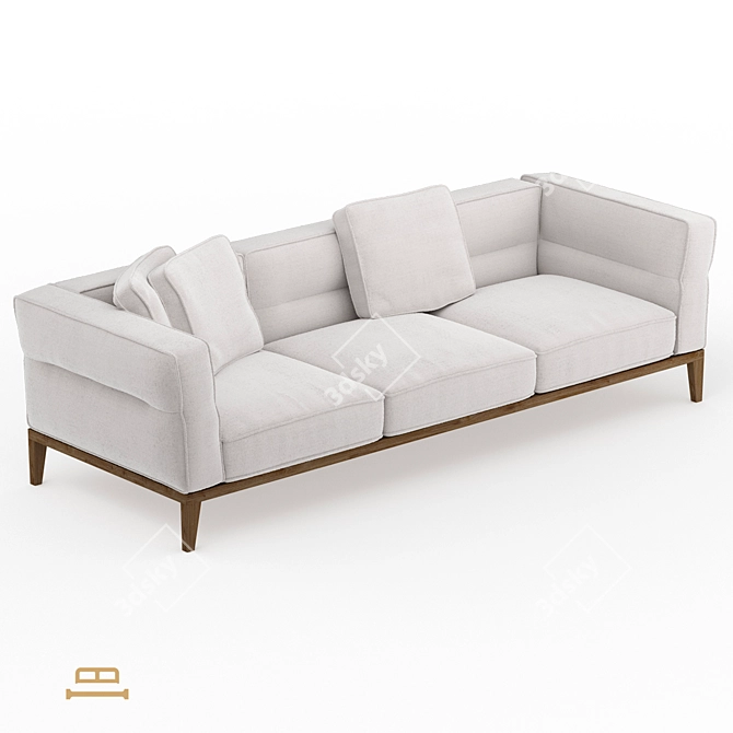 KANO Corner Sofa Bed 3D model image 4