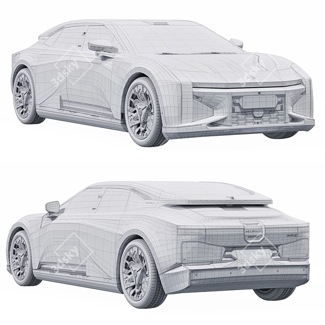 High-Quality 3D Car Models 3D model image 4