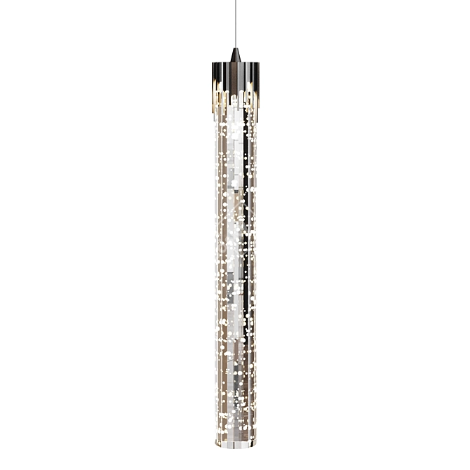 Elegant Crystal Pendant Lighting 3D model image 6