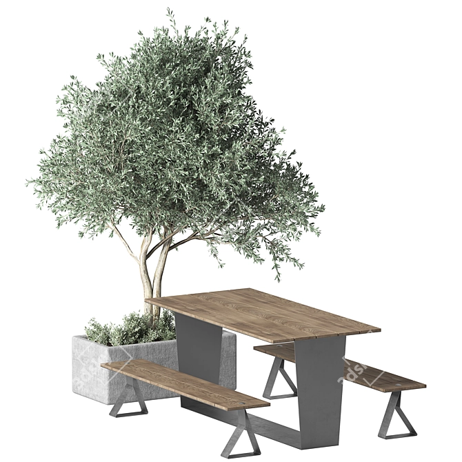 Urban 2015 Furniture Set 3D model image 1
