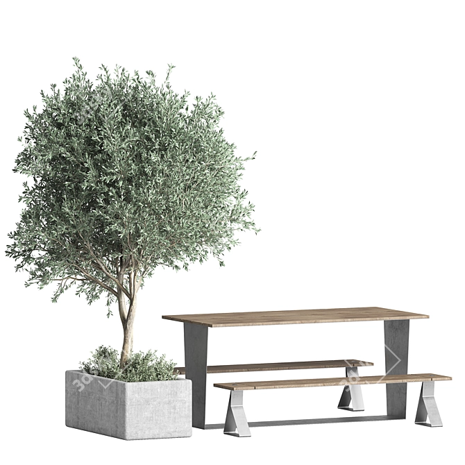 Urban 2015 Furniture Set 3D model image 3