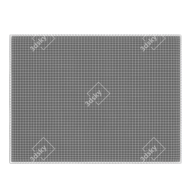 Essen Jute-Effect Indoor/Outdoor Rug 3D model image 4