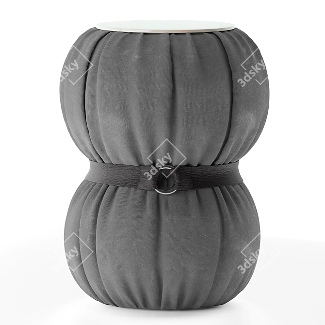 Modern GUCCINO Pouf by Tomasella 3D model image 2