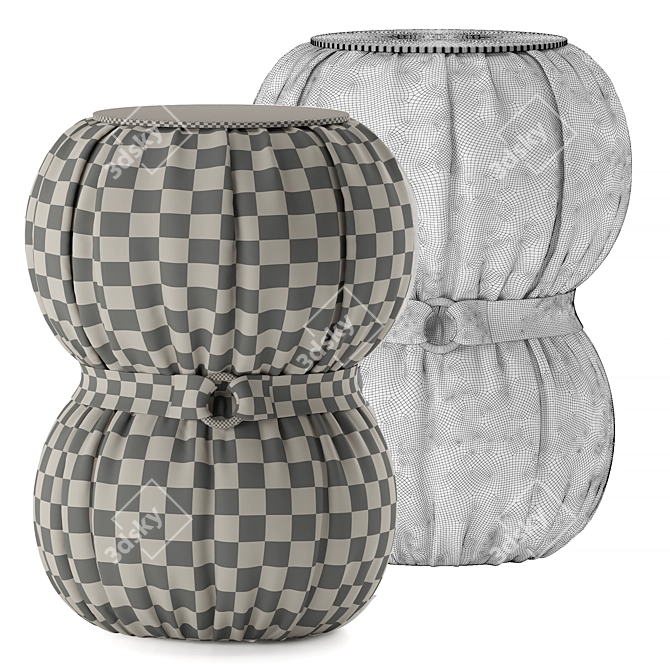 Modern GUCCINO Pouf by Tomasella 3D model image 3