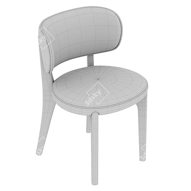 Wabi Sabi Chair 775mm 3D model image 4