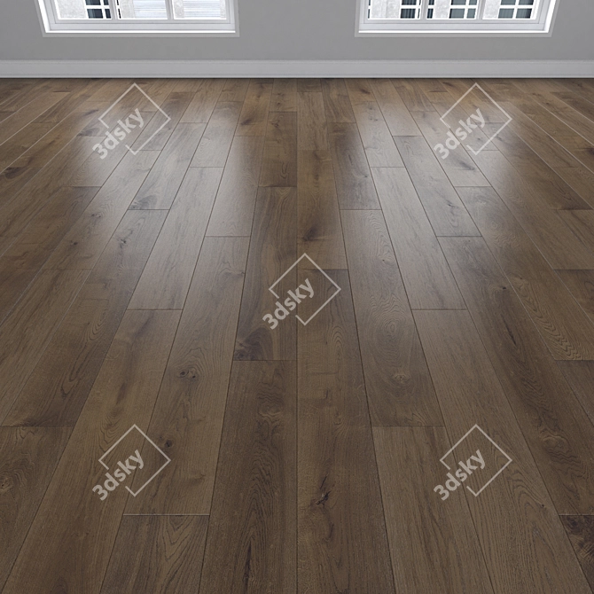 Oak Parquet Variety Set 3D model image 2