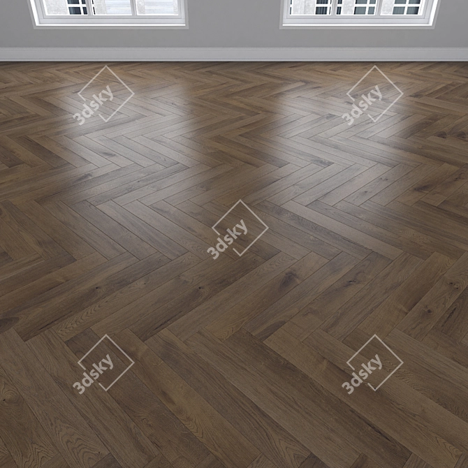 Oak Parquet Variety Set 3D model image 3