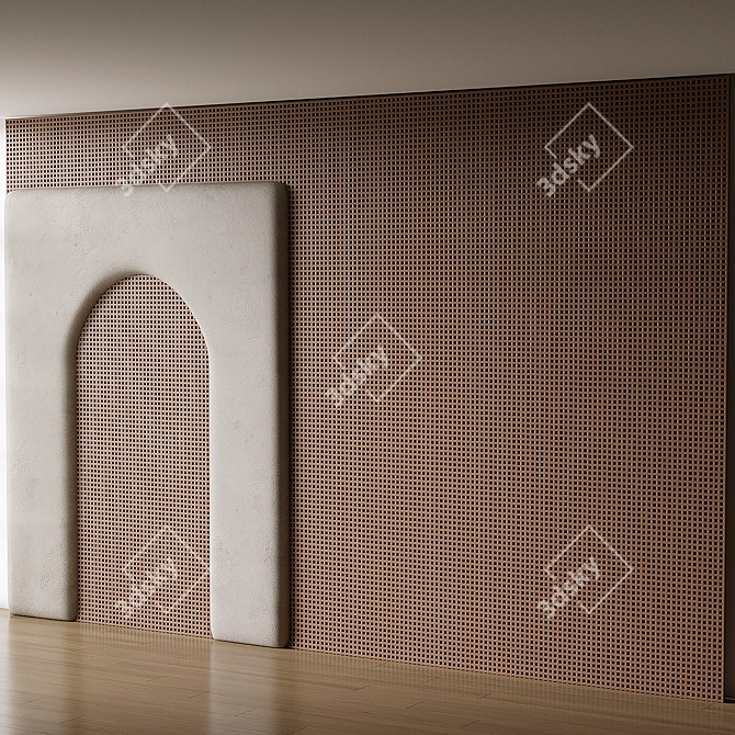 Dimensional Wall Panel 09 3D model image 2