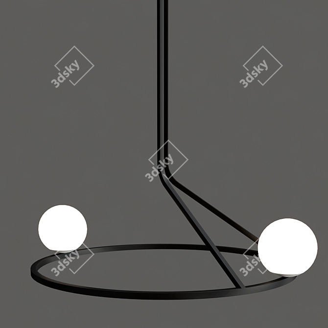 Linear LED Pendant by SVITANOK 3D model image 3