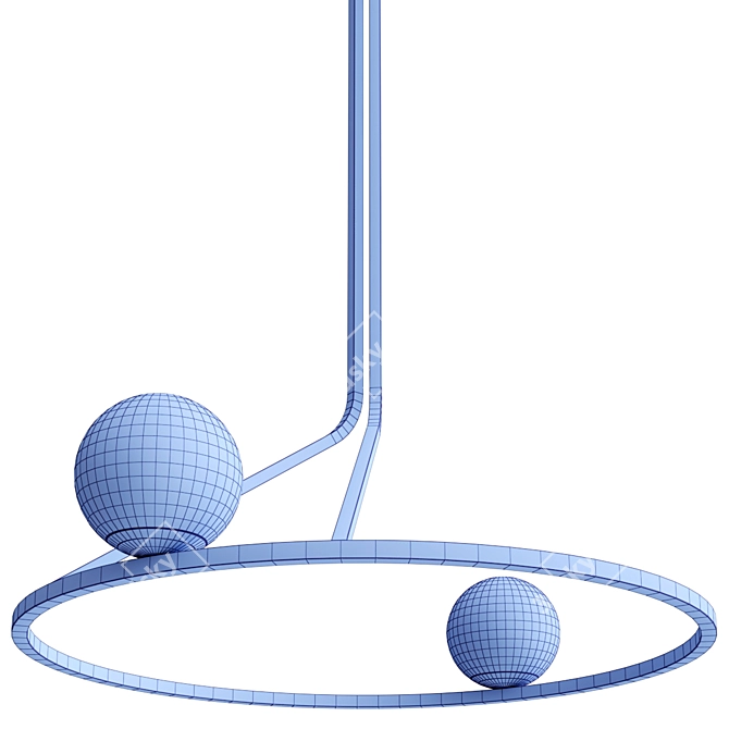 Linear LED Pendant by SVITANOK 3D model image 5