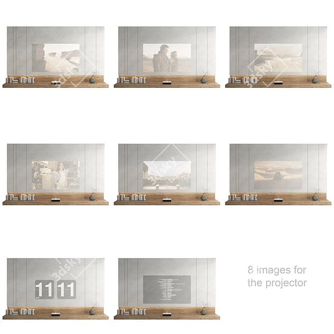 Xiaomi Laser Projector Home Theater 3D model image 3