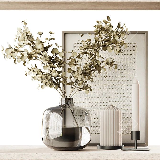 Modern Decorative Set2018 3D model image 2