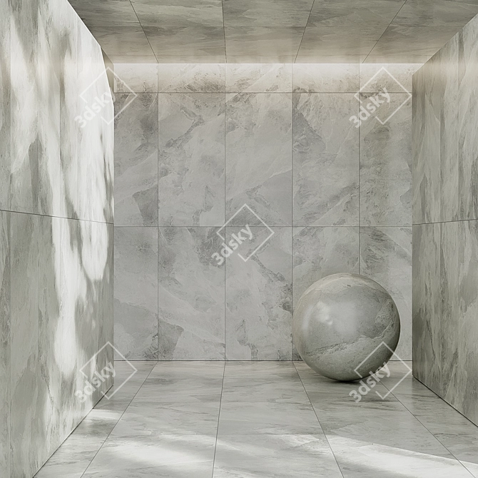 Italon Charme Extra Silver 1200х600mm 3D model image 1