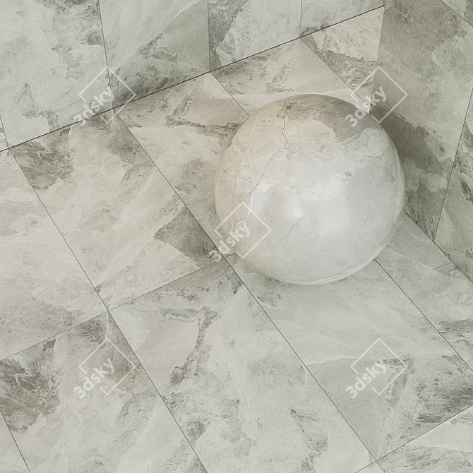 Italon Charme Extra Silver 1200х600mm 3D model image 2