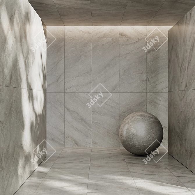 Bereg Ceramic Granite Tile Set 3D model image 1