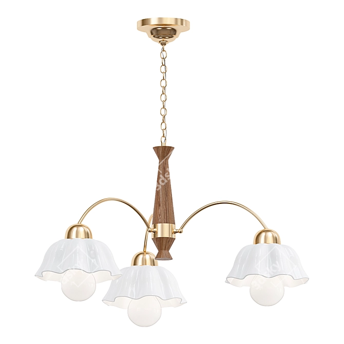 Scandinavian Chandelier Collection 3D model image 4