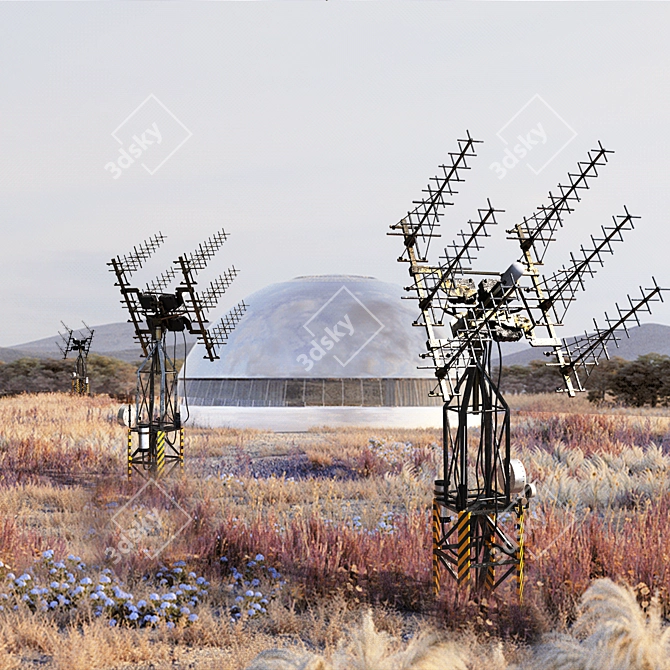 Multi-Purpose Communication Tower 3D model image 8