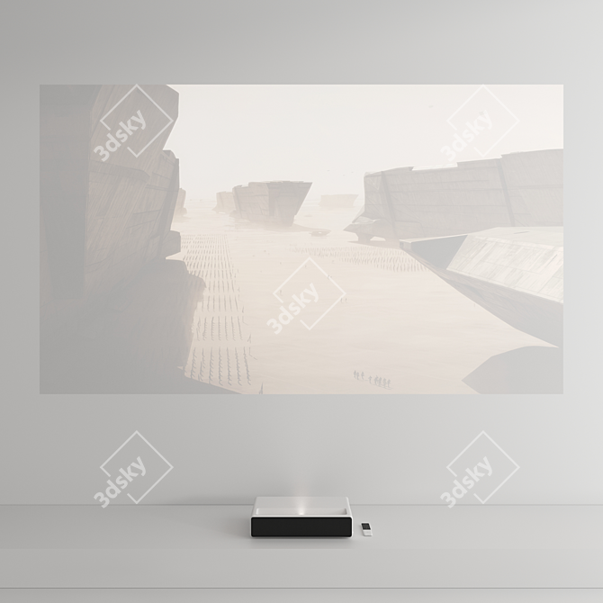 Xiaomi Mi Laser Projector 150: High-Quality 3D Model 3D model image 2