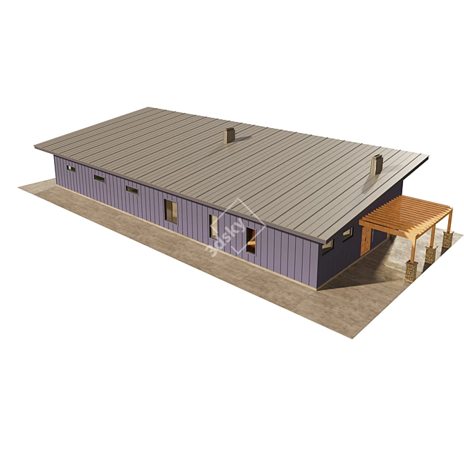 Rustic Garage 3D Model VOL02 3D model image 5