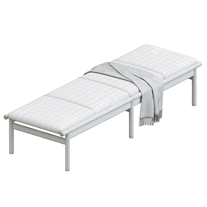 Elegant Neuf Daybed, Versatile Beauty 3D model image 3