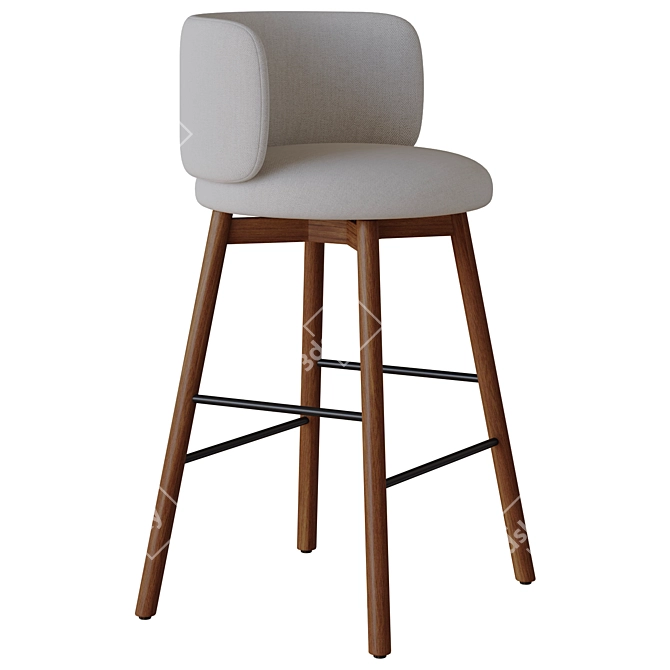 Modern Devon Bar Stool Model 3D model image 3