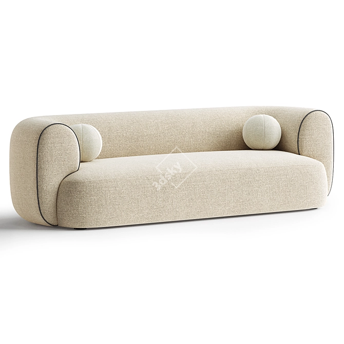 Modern Monopoli Sofa 3D Model 3D model image 3