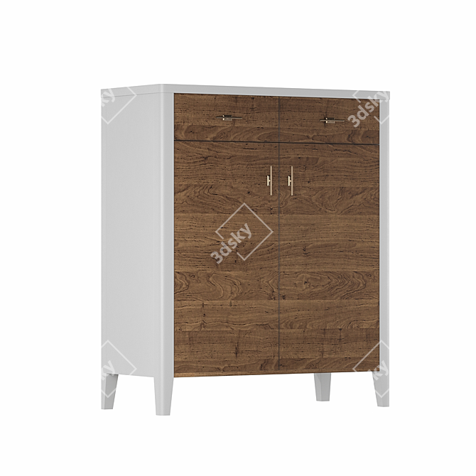 Parisian Chic Bureau with Elegant Design 3D model image 2