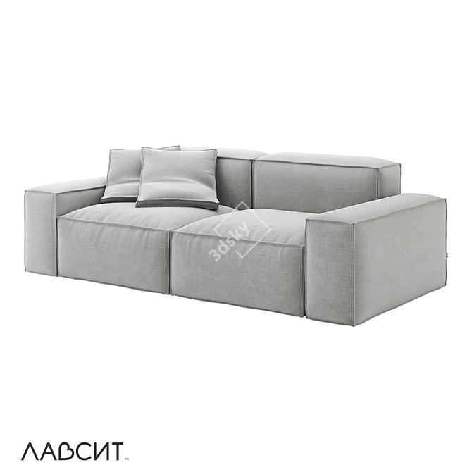 Davis K3 Modular Sofa - Minimalist Design 3D model image 1