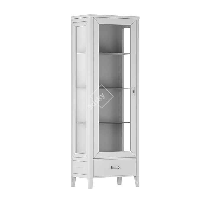 Parisian Chic Set of Display Cases 3D model image 3