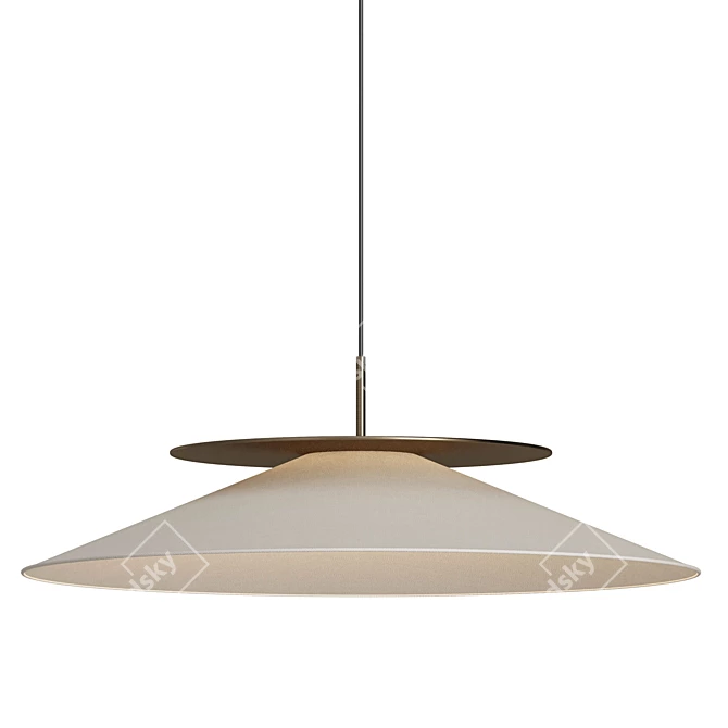 Contardi Asia Pendant Light 3D model image 2