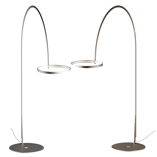 Modern Elegance Floor Lamp 3D model image 1