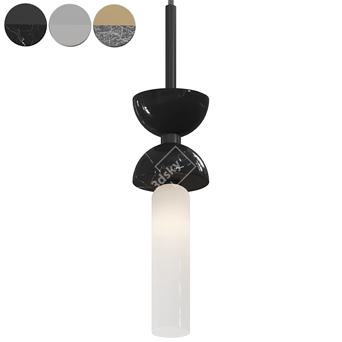Kyoto G9 Pendant Light Fixture 3D model image 1