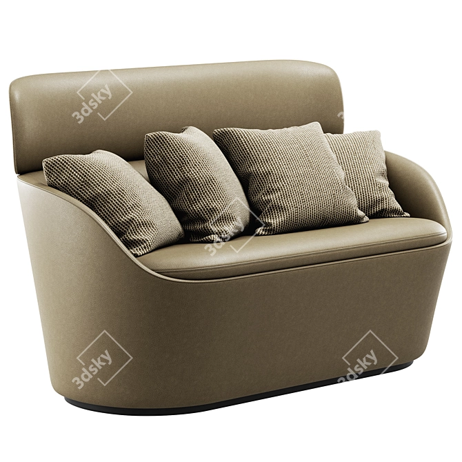 Modern Radar Sofa Collection 3D model image 1