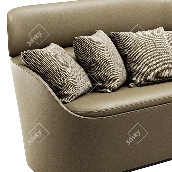Modern Radar Sofa Collection 3D model image 4
