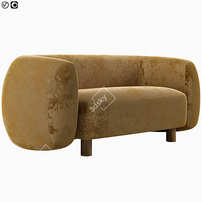 Modern Sofa Londy from Divan.ru 3D model image 11