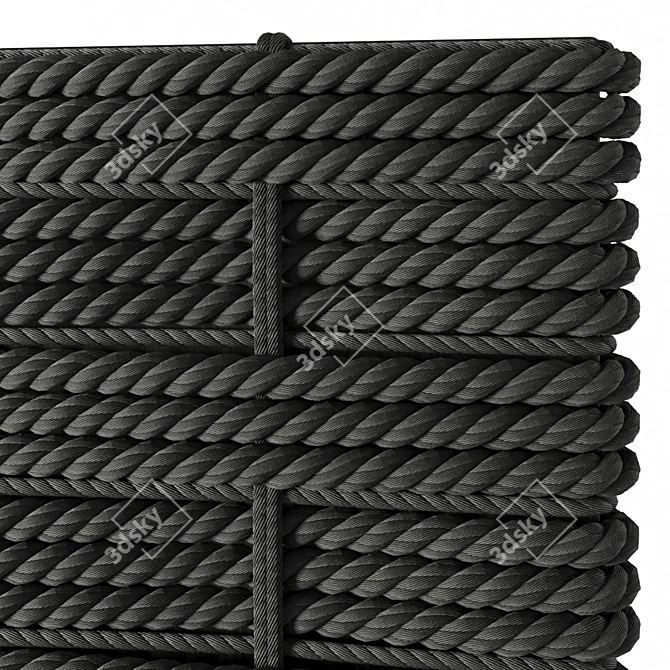 Basketweave Rope Panels by Brocoloco 3D model image 5