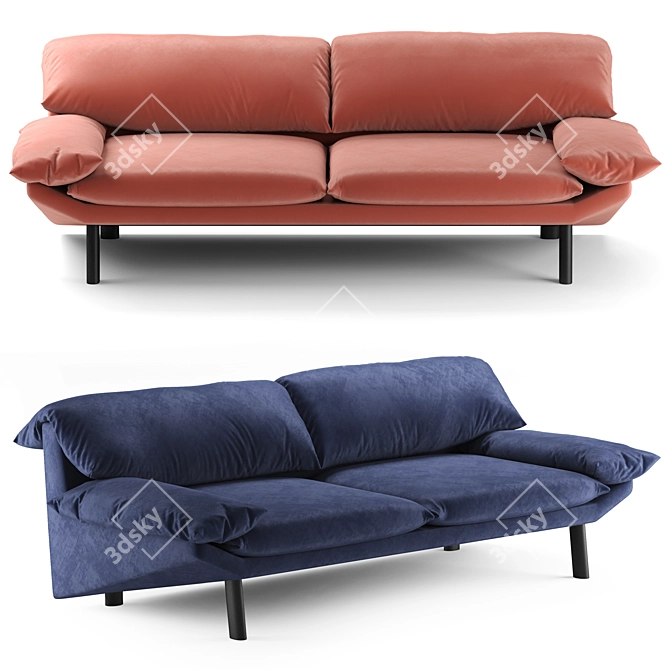 Modern Chic Arflex Sofa Design 3D model image 1