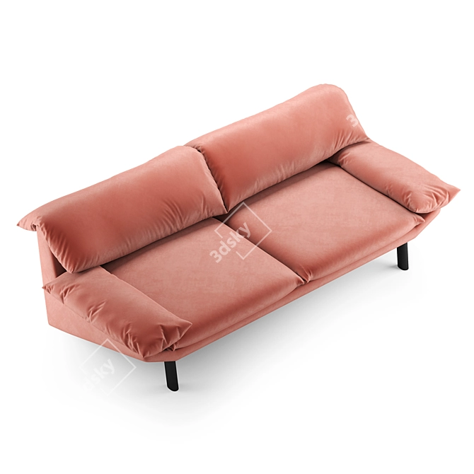 Modern Chic Arflex Sofa Design 3D model image 5