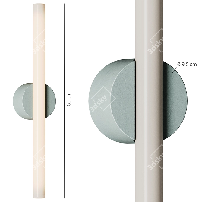 Plato Design Otto Wall Lamp 3D model image 4