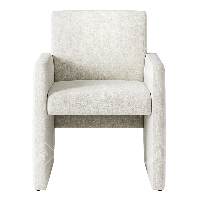 Four Hands Kima Fayette Chair 3D model image 3