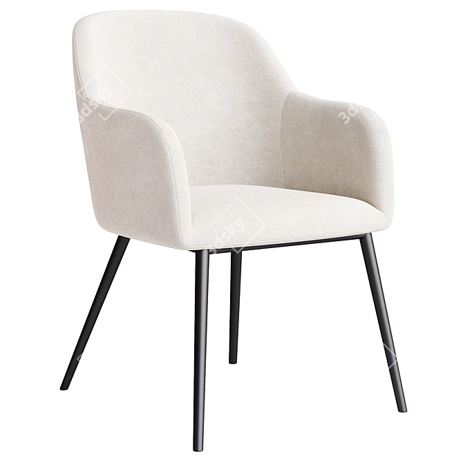 LYS Swivel Chair & Armchair 3D model image 3