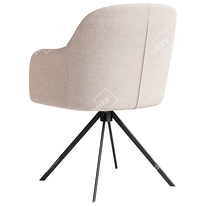 LYS Swivel Chair & Armchair 3D model image 6
