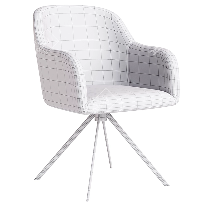 LYS Swivel Chair & Armchair 3D model image 7