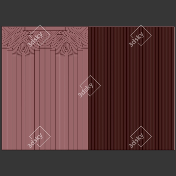 Multi-Sub Object Panel for 3D Render 3D model image 4